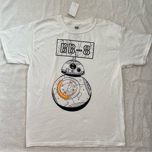 Star Wars BB-8 White - Black - Orange Tee